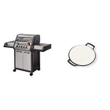 Enders Gasgrill MONROE PRO 3 SIK TURBO, 3-Brenner mit Kocher, Backburner-Infrarotbrenner, PanoVision Sicht, Guss-Rost, TURBO ZONE, HEAT RANGE Brenner und SIMPLE CLEAN #8376 & SWITCH GRID Pizzastein im Sale